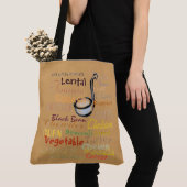 Suppen-Grafik-Kunst Tasche (Von Nahem)