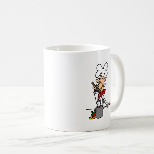 Suppen-Kochs-T - Shirts und Geschenke Kaffeetasse (VorderseiteRechts)