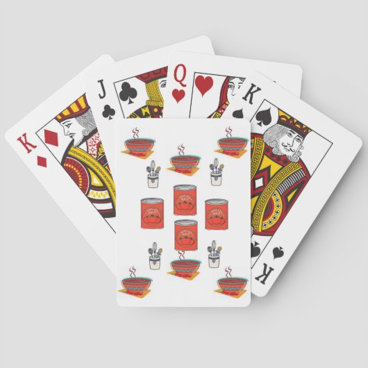 Suppen Spielkarten Deck (Rückseite)
