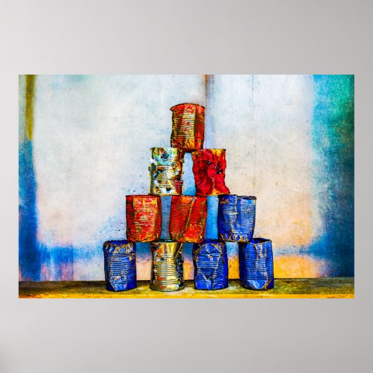 Suppenkanäle - nach dem Mittagessen Poster (Vorne)