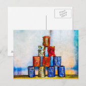 Suppenkanäle - nach dem Mittagessen Postkarte (Vorne/Hinten)