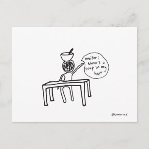 Suppenkarte Postkarte