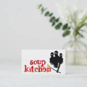 Suppenküche: Ninja-Nudeln Visitenkarte (Stehend Vorderseite)