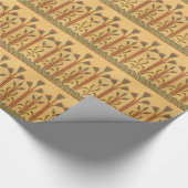 Suppennudeln und Papyrus Geschenkpapier (Ecke)