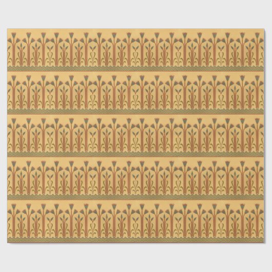 Suppennudeln und Papyrus Geschenkpapier (Flach)