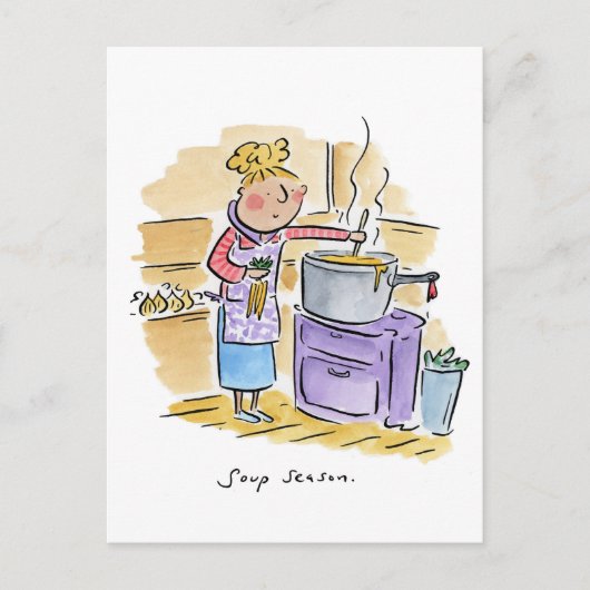 Suppensaison Postkarte (Vorderseite)