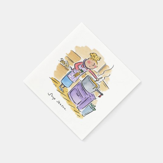 Suppensaison Serviette (Ecke)