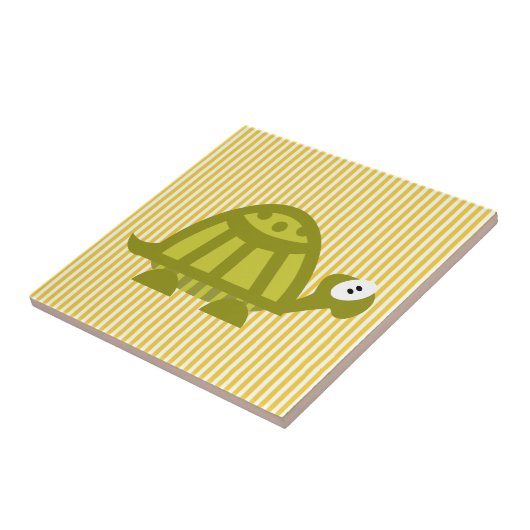 Suppenschildkröte Fliese (Seite)