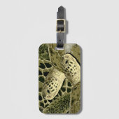 Suppenschildkröte-Gepäckanhänger Gepäckanhänger (Vorderseite Vertikal)