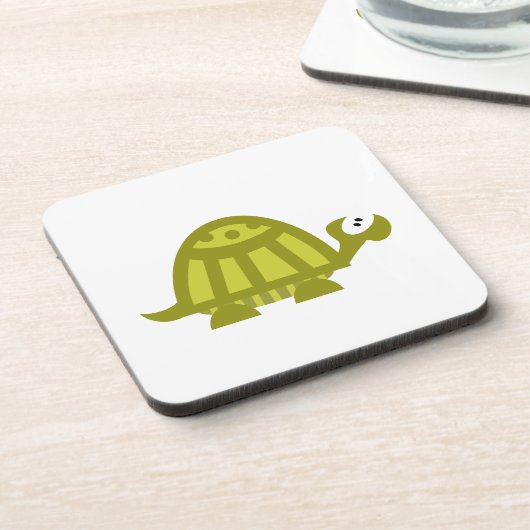 Suppenschildkröte Getränkeuntersetzer (Linke Seite)