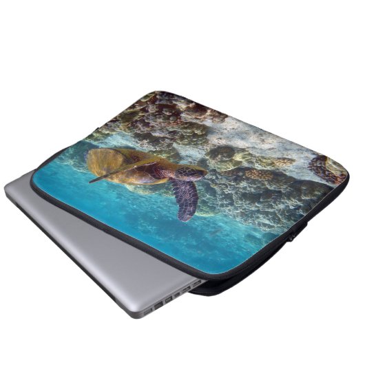 Suppenschildkröte Laptopschutzhülle (Vorne Knopf)