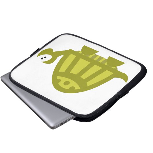 Suppenschildkröte Laptopschutzhülle (Vorne Knopf)