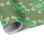 Suppenschildkröte-Packpapier Geschenkpapier (Rolleneckpunkt)