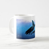 Suppenschildkröte und Freediver Kaffeetasse (Vorderseite Links)