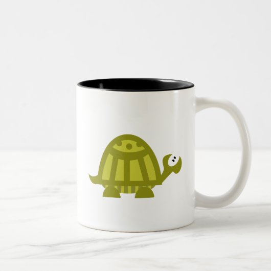 Suppenschildkröte Zweifarbige Tasse (Rechts)