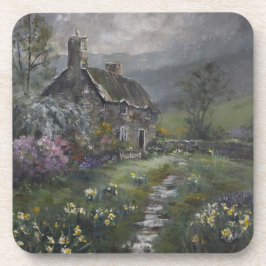 "Suppentag - Ein englisches Cottage" Getränkeuntersetzer