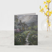 "Suppentag - Ein englisches Cottage" Karte (Gelbe Blume)