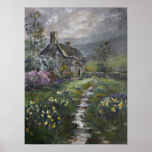 "Suppentag - Ein englisches Cottage"  Poster