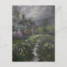 "Suppentag - Ein englisches Cottage" Postkarte