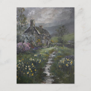 "Suppentag - Ein englisches Cottage" Postkarte