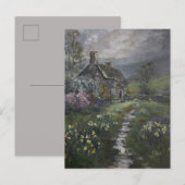"Suppentag - Ein englisches Cottage" Postkarte (Vorne/Hinten)