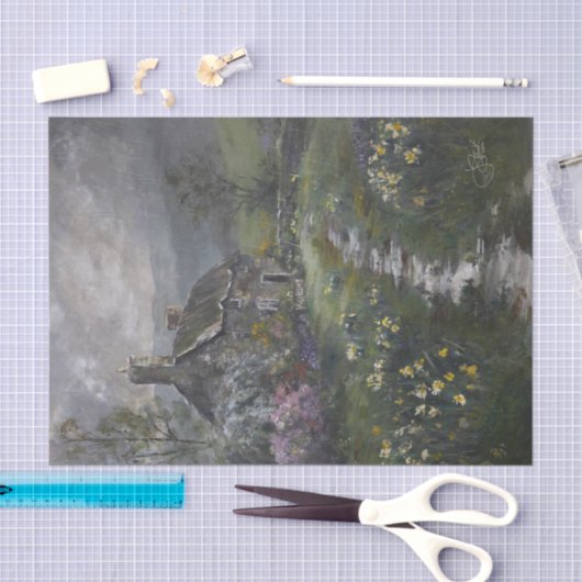 "Suppentag - Ein englisches Cottage" Seidenpapier (Handwerk)