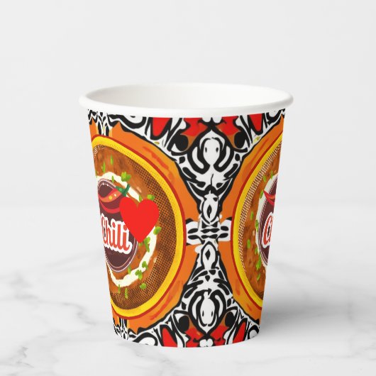 Suppentasse Pappbecher (Vorderseite)