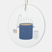 Suppentopf Keramik Ornament (Links)