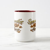 Suppenwetter Immer — Coffee Bean Script Tasse (Mittel)