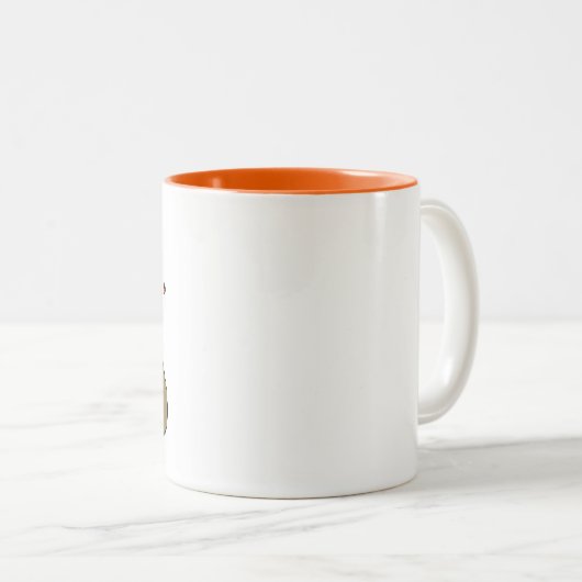 SuppeSloth mit der Kochs-Hut-Tasse Zweifarbige Tasse (VorderseiteRechts)