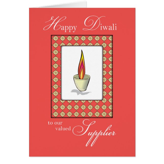 Supplier Diwali Candle on Red (Vorne)