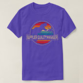Supplier Quality Manager Dinosaur T-Shirt (Design vorne)