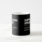 Supply Chain Specialist Funny Sprichwort Kaffeetasse (Mittel)