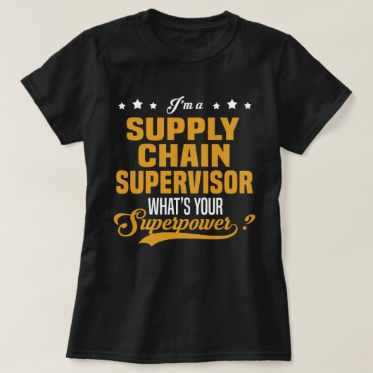 Supply Chain Supervisor T-Shirt (Design vorne)