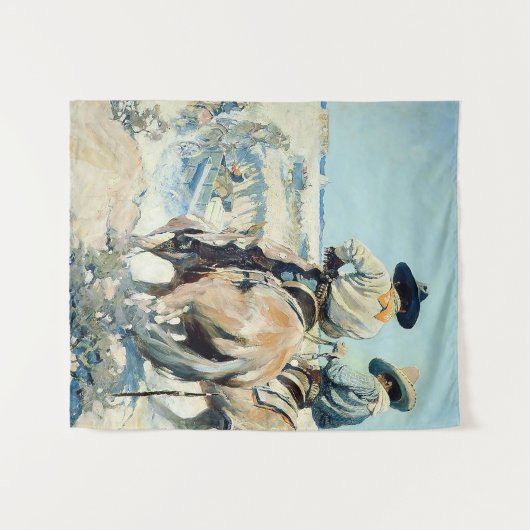 Supply Wagon Western Art von NC Wyeth Wandteppich (Vorderseite (Horizontal))