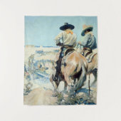 Supply Wagon Western Art von NC Wyeth Wandteppich (Vorderseite)