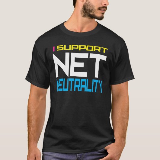 Suppor Nettoneutralität T-Shirt (Vorderseite)