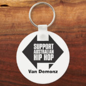 SUPPORT Aussie Hip Hop Schlüsselanhänger (Vorderseite)