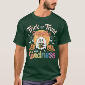 Support Autism Halloween Spooky Autistic Trick Or  T-Shirt (Vorderseite)