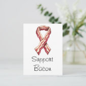 Support-Bacon Postkarte (Stehend Vorderseite)