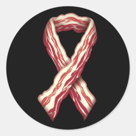 Support-Bacon Runder Aufkleber