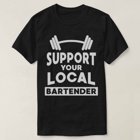 Support-Barkeeper T-Shirt (Design vorne)