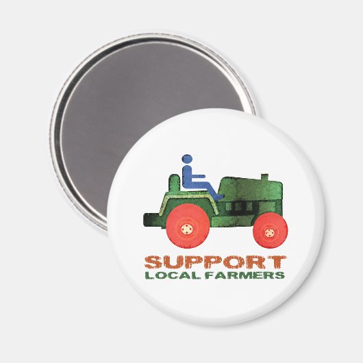 Support-Bauer Magnet (Vorderseite/Rückseite)