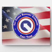 Support-Befehl für das erste Korps Fotoplatte (Vorderseite)