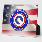 Support-Befehl für das erste Korps Fotoplatte (Seite)