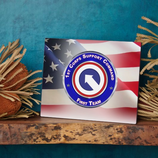 Support-Befehl für das erste Korps Fotoplatte (Seite)