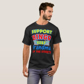 Support Bingo Grandma Funny Dark T-Shirt (Vorne ganz)