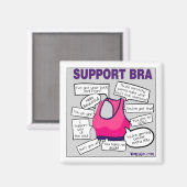 Support-Bra Magnet (Vorderseite/Rückseite)