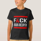 SUPPORT BRAIN ANEURYSM AWARENESS T - SHIRT (Vorderseite)