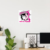 Support Breast Cancer Awareness - Women Poster (Heimbüro)